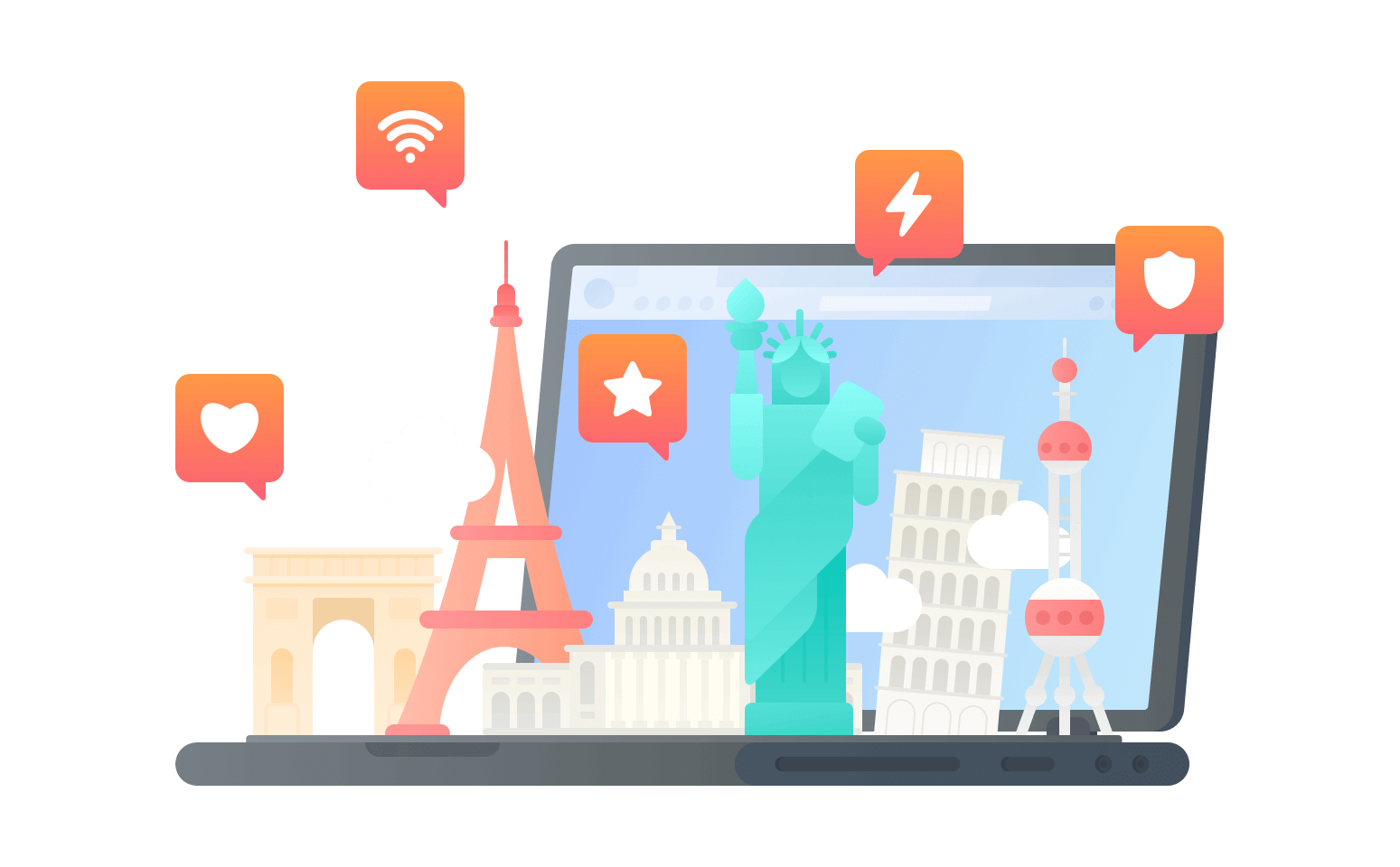 在赤道几内亚连接到中国的软件 - 返华VPN